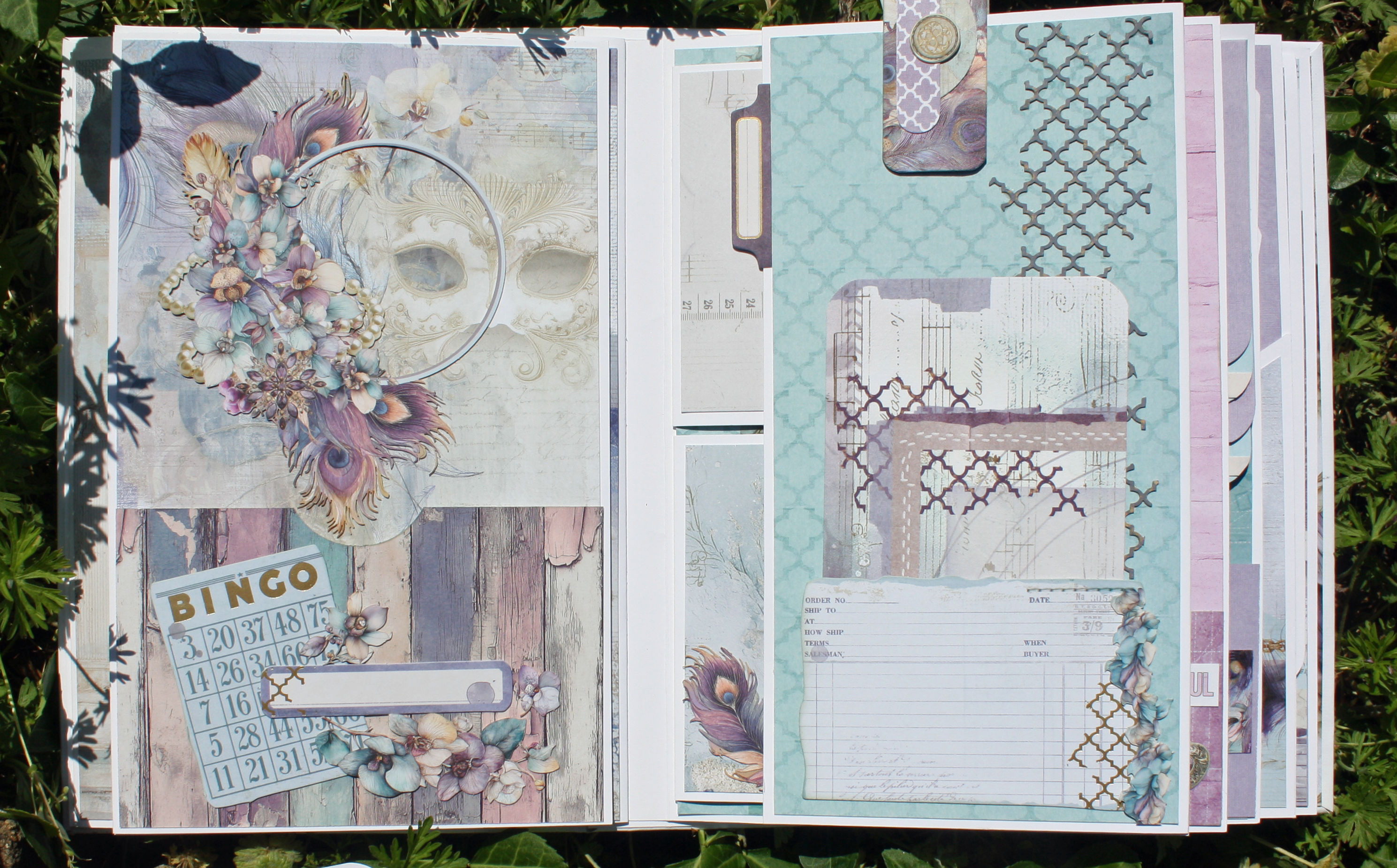 Plume & Petal Mini Album by Nancy Wethington