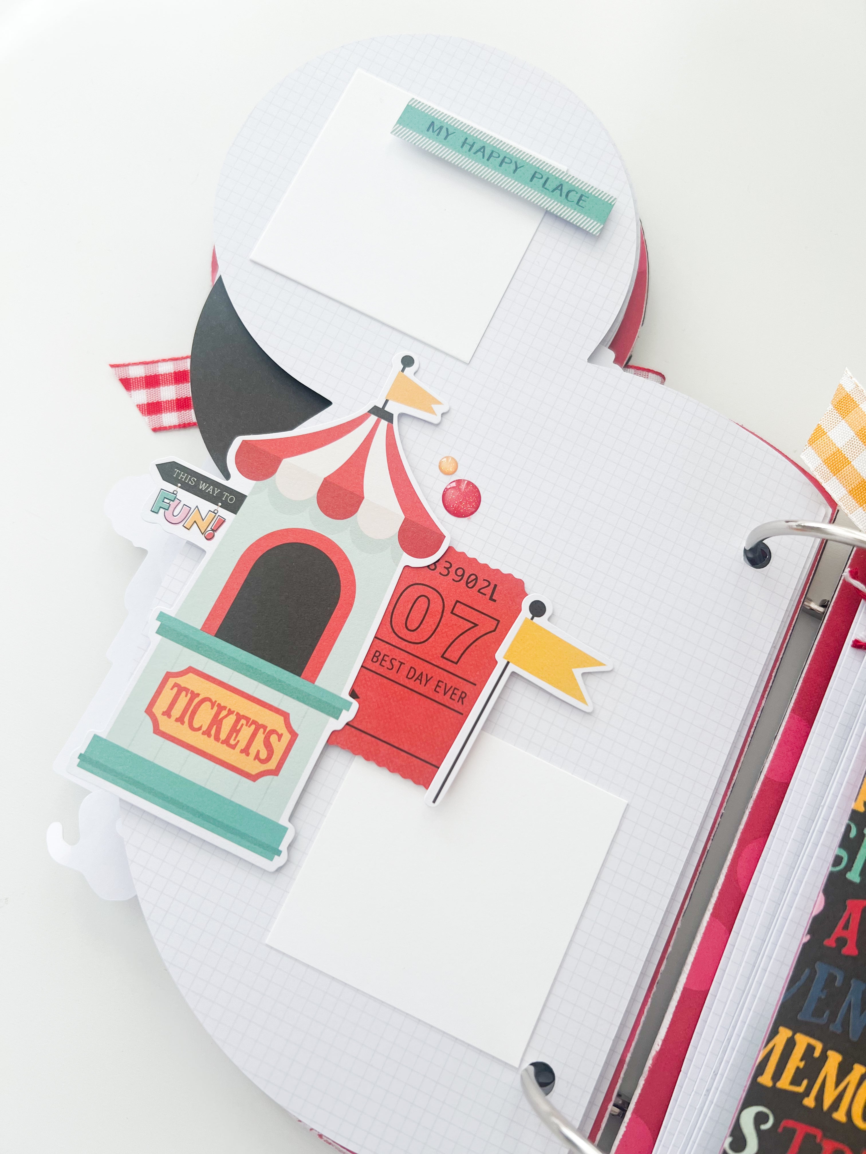 SIMPLE STORIES HAPPIEST PLACE BINDER **PRE-ORDER**