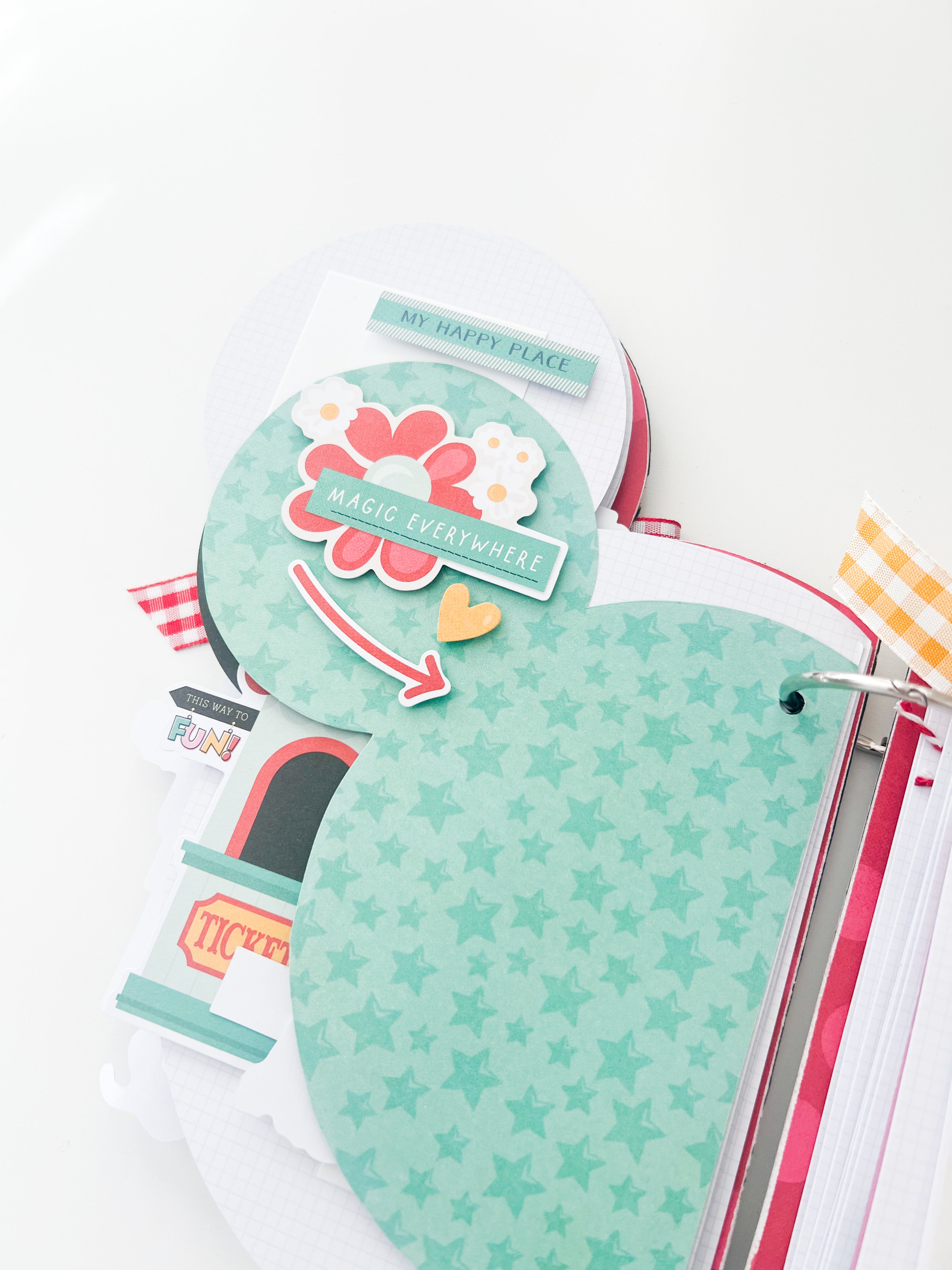 SIMPLE STORIES HAPPIEST PLACE BINDER **PRE-ORDER**