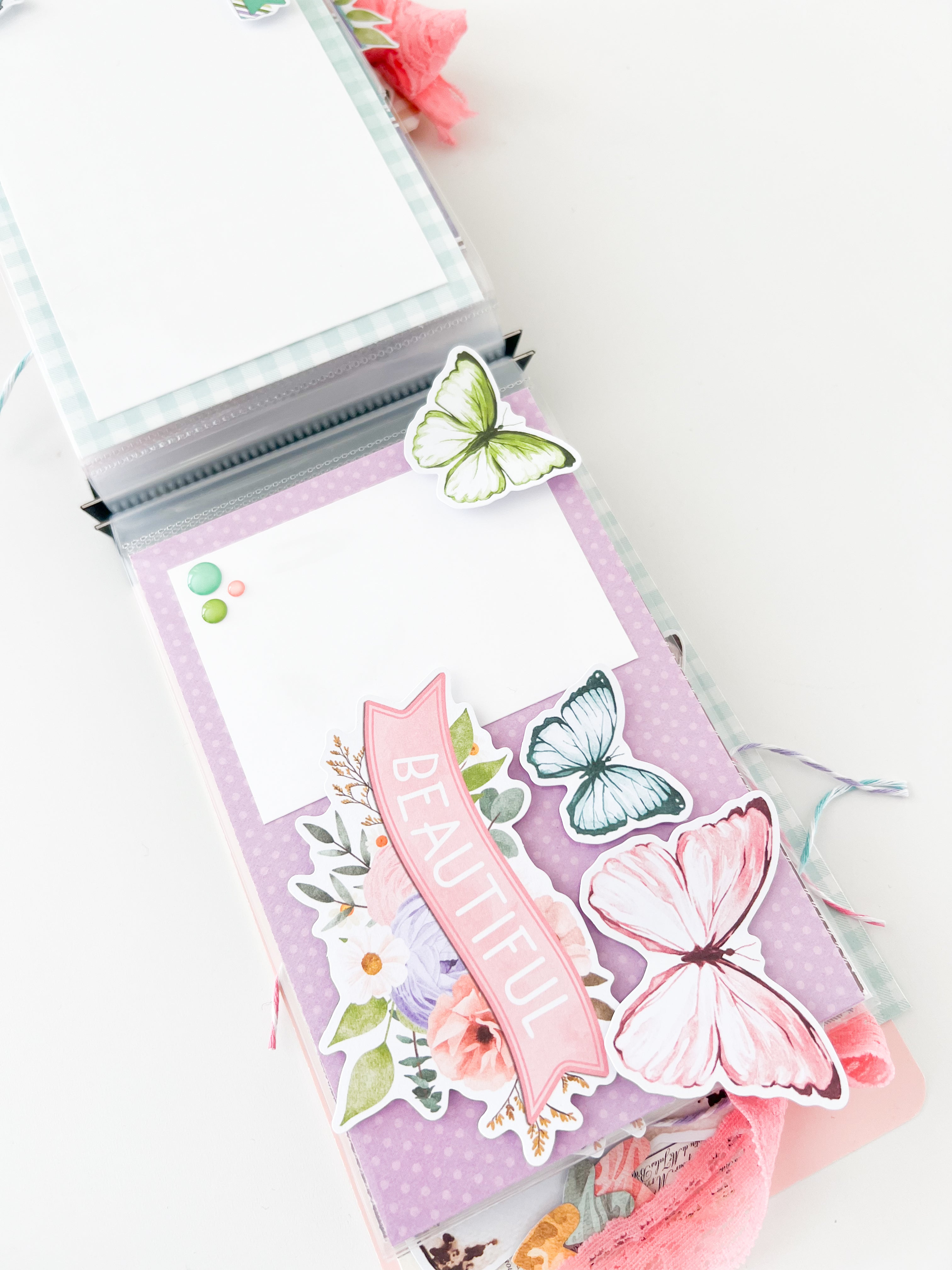 Simple Vintage Flower Shoppe 4x6 Flipbook Kit