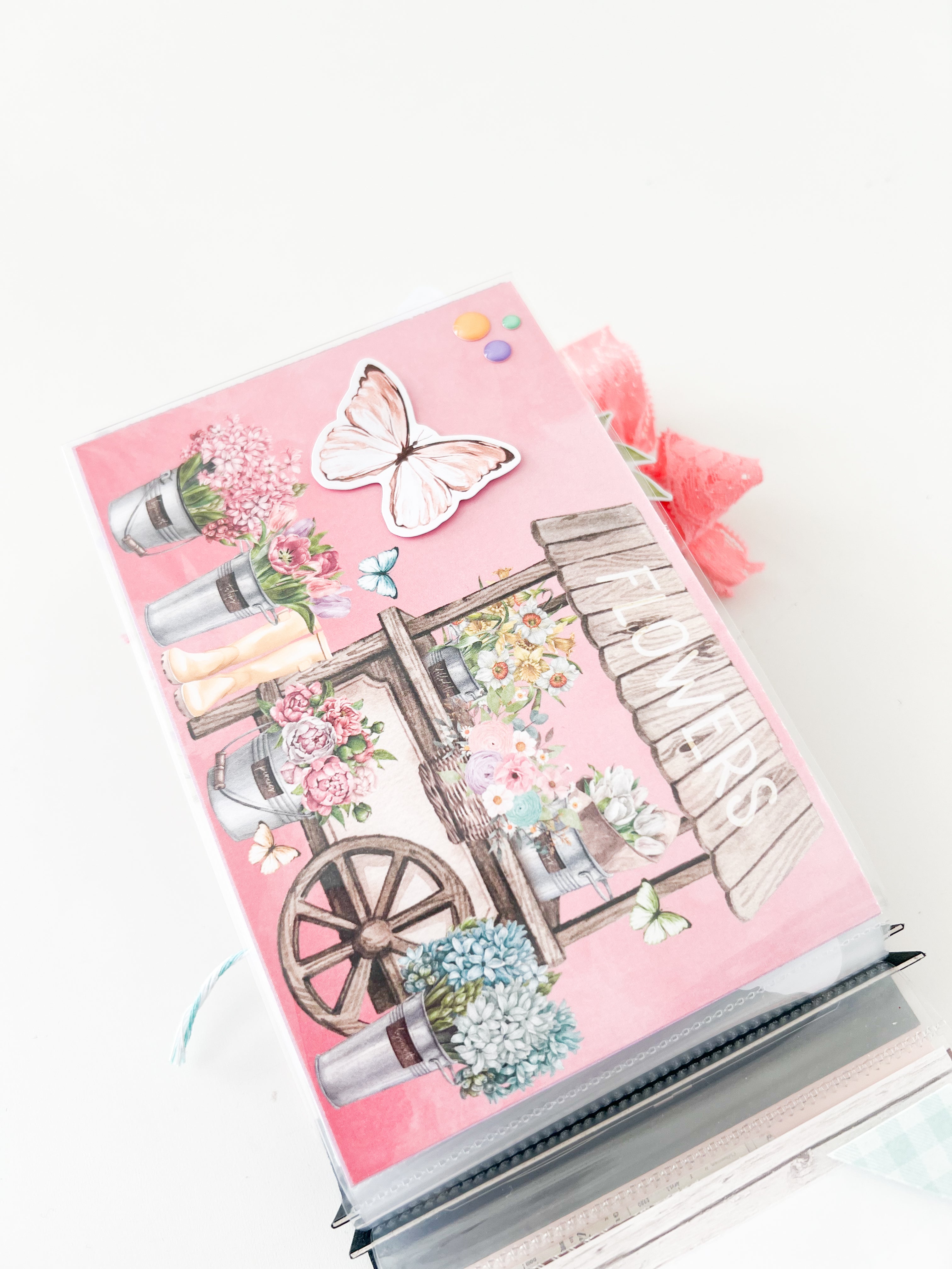 Simple Vintage Flower Shoppe 4x6 Flipbook Kit