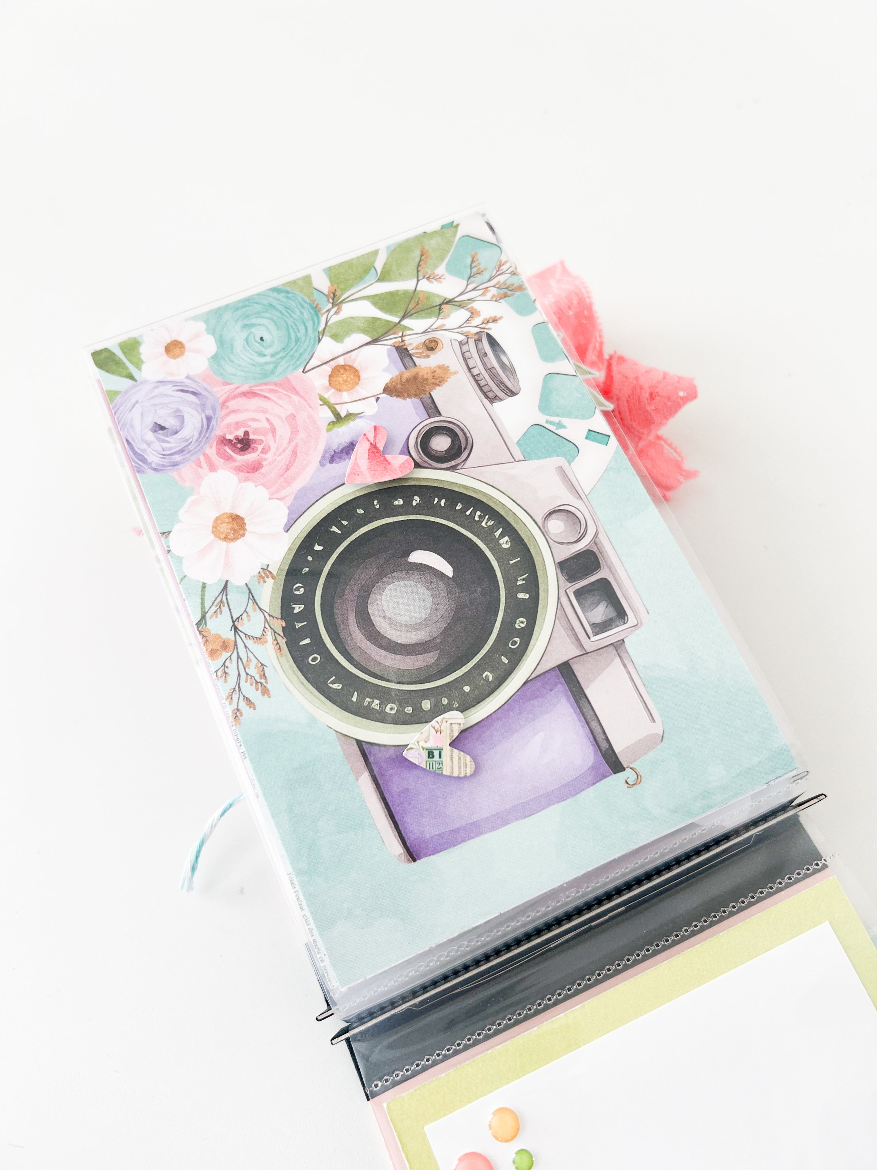 Simple Vintage Flower Shoppe 4x6 Flipbook Kit