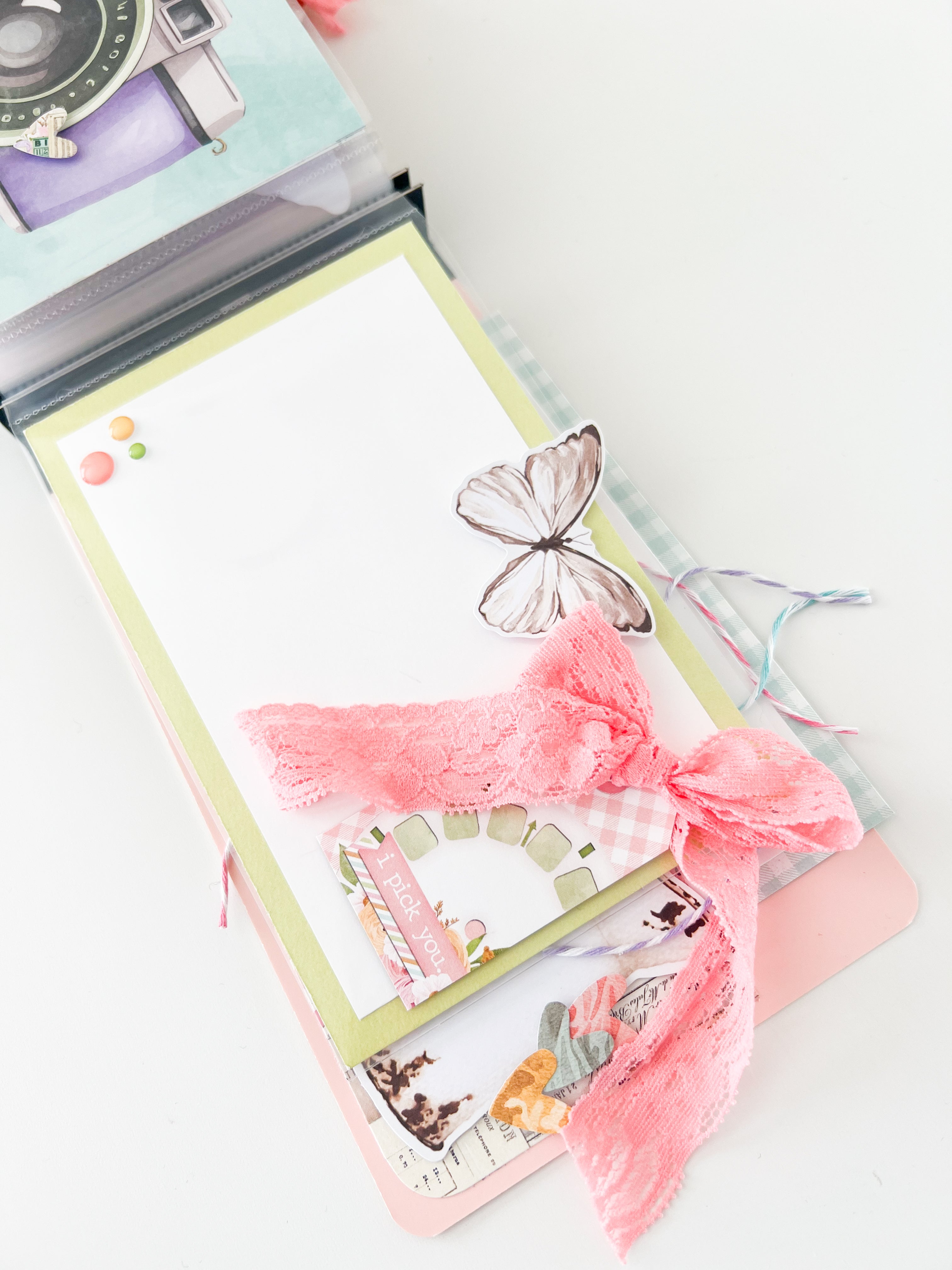 Simple Vintage Flower Shoppe 4x6 Flipbook Kit