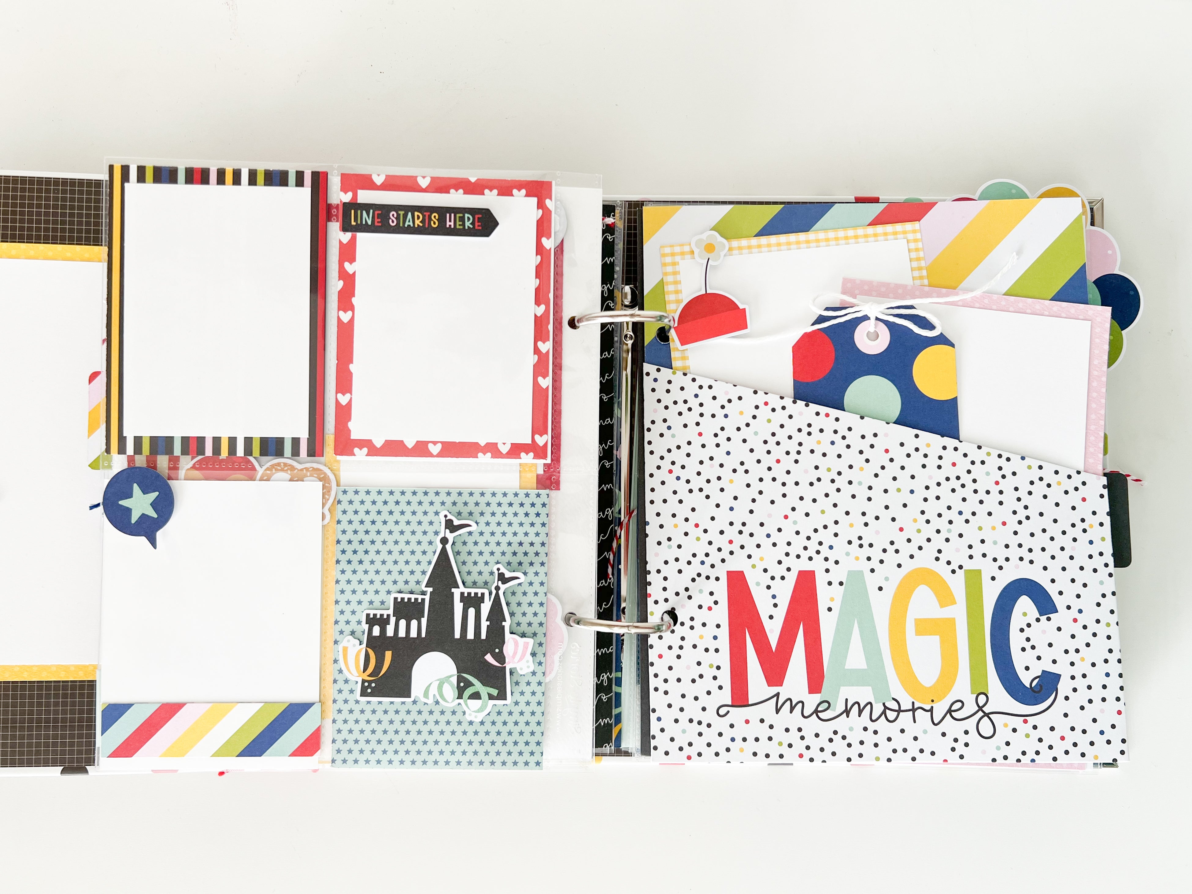 Say Cheese Magic 6x8 Snap Binder Kit