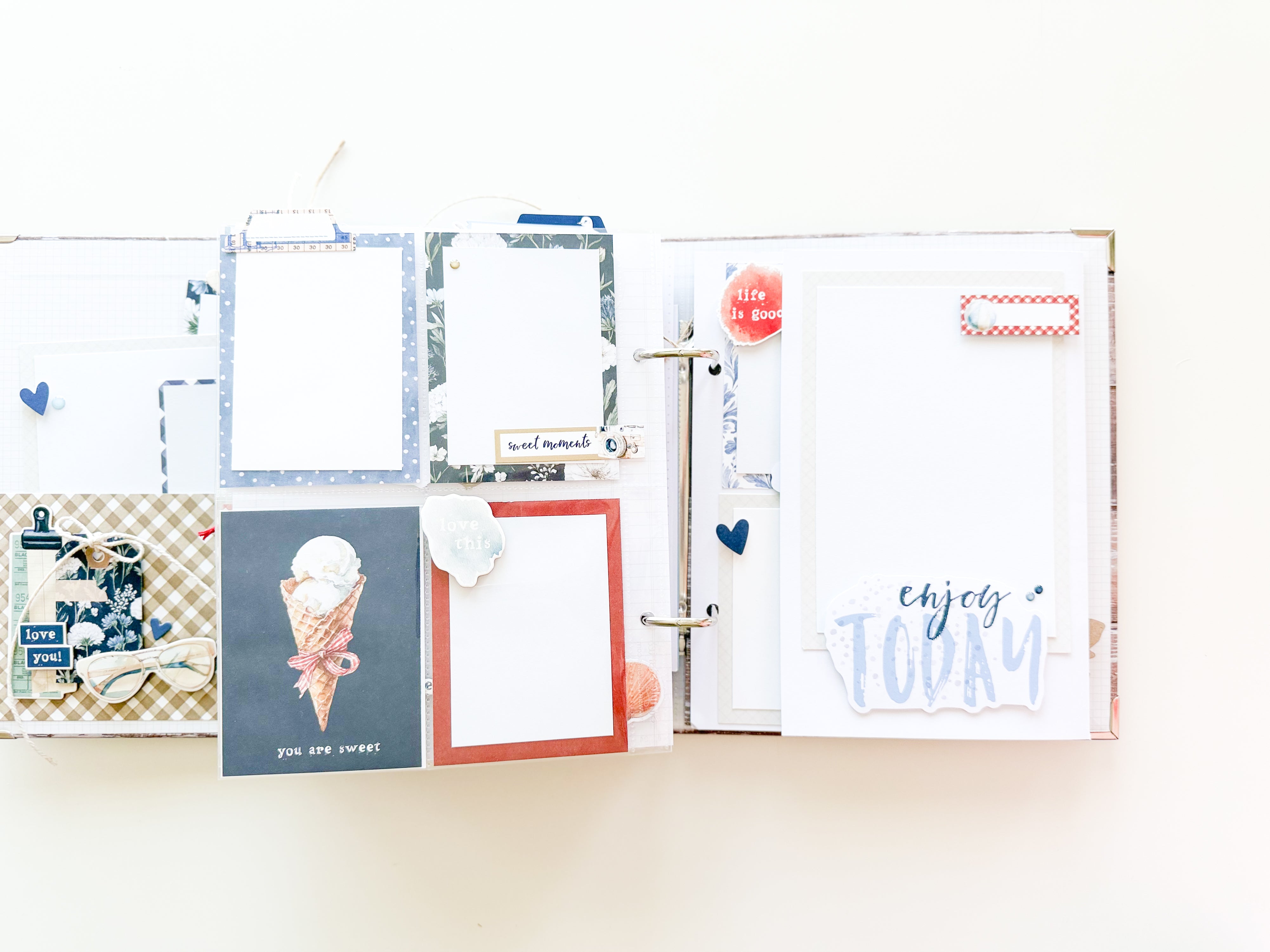 Simple Vintage Sand & Sea Binder Kit by Simple Stories