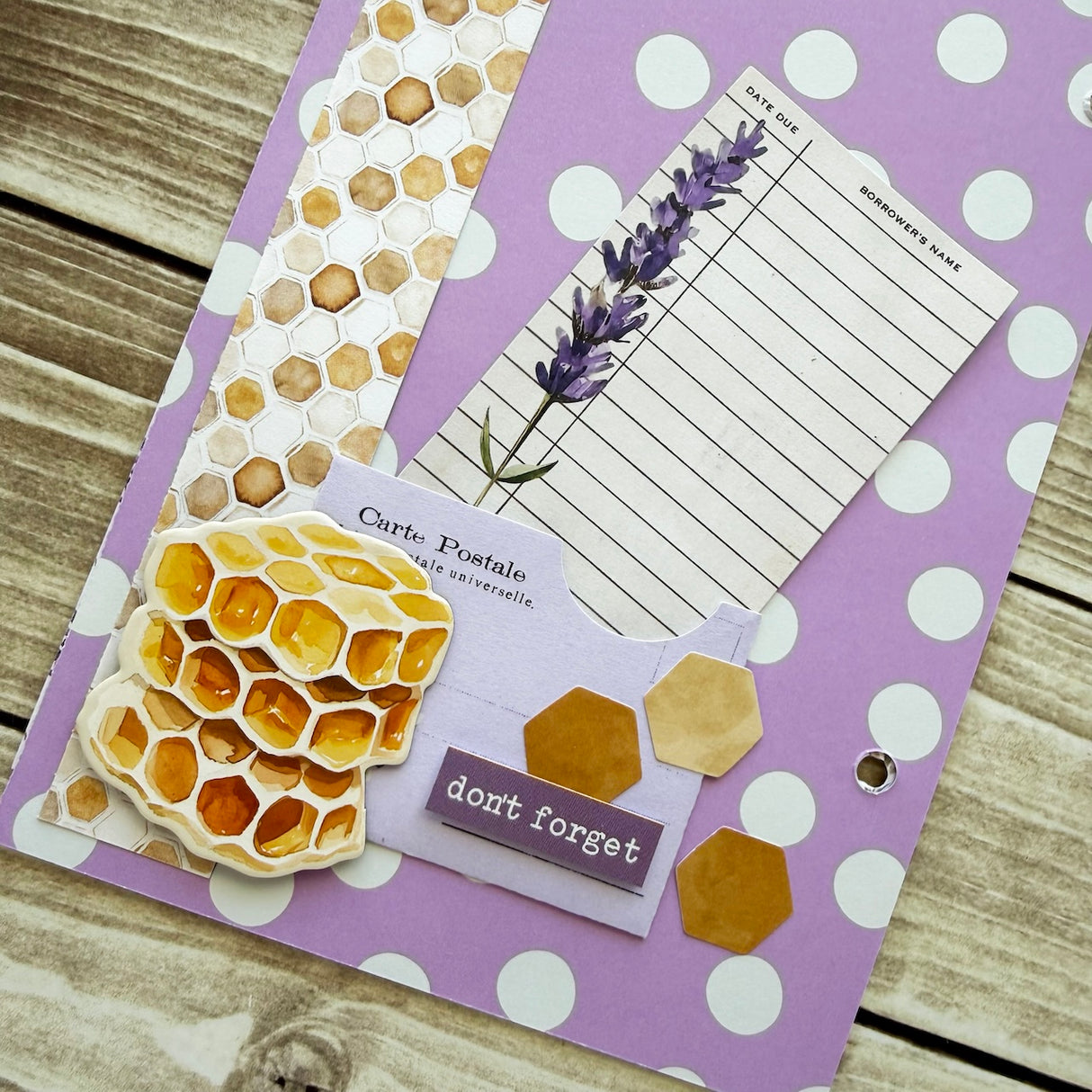 Simple Vintage Lavender Fields Mini Album ๐๐ฏ