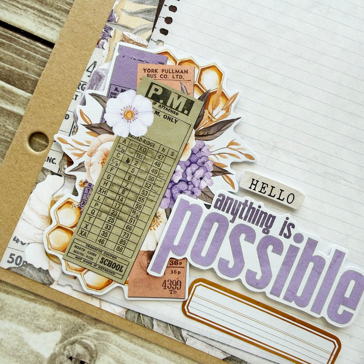 Simple Vintage Lavender Fields Mini Album ๐๐ฏ