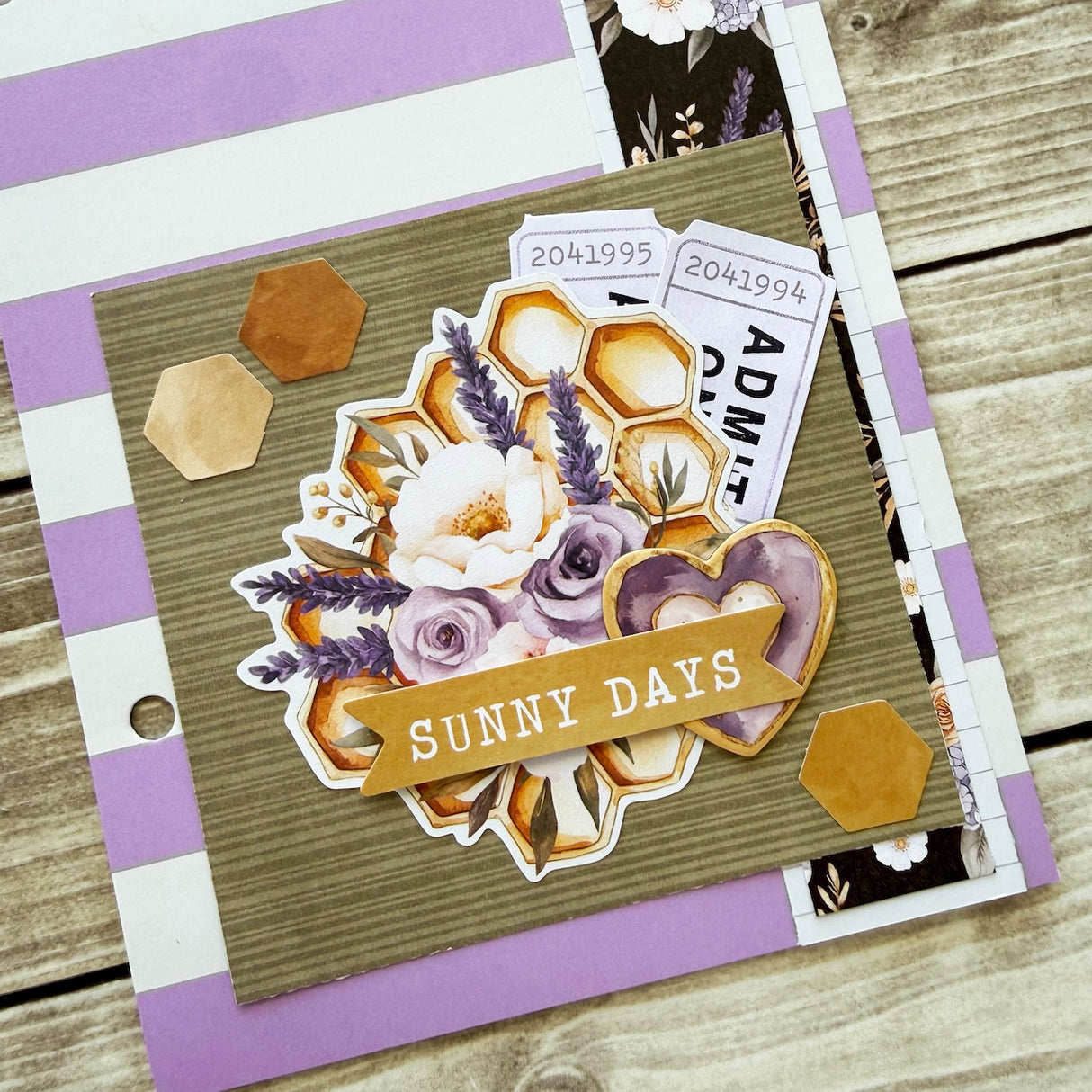 Simple Vintage Lavender Fields Mini Album ๐๐ฏ