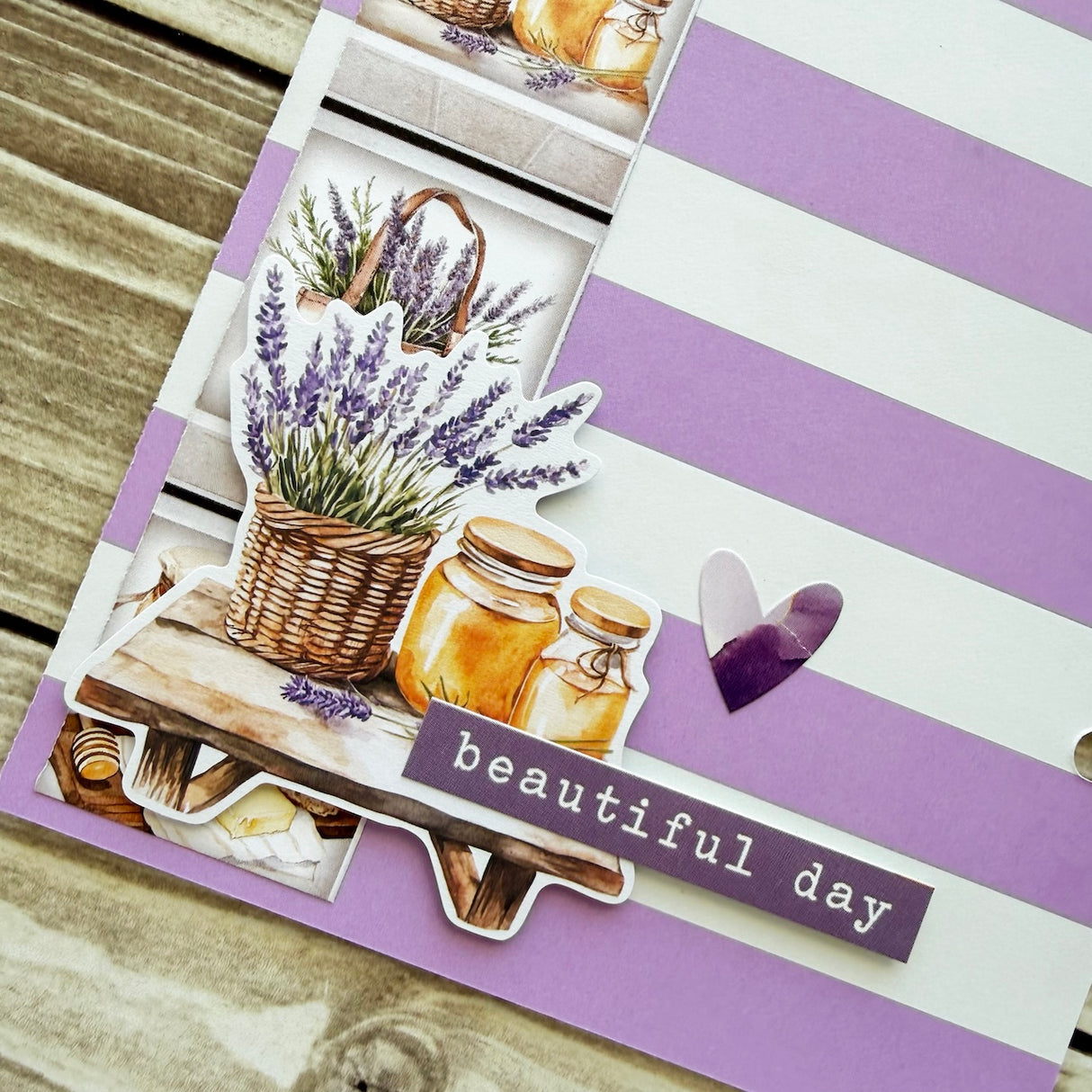 Simple Vintage Lavender Fields Mini Album ๐๐ฏ
