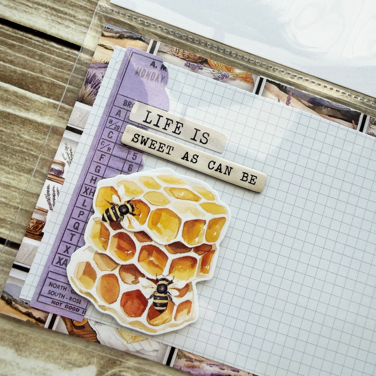 Simple Vintage Lavender Fields Mini Album ๐๐ฏ