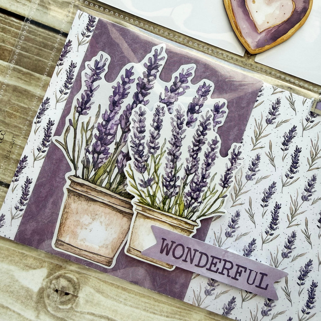 Simple Vintage Lavender Fields Mini Album ๐๐ฏ
