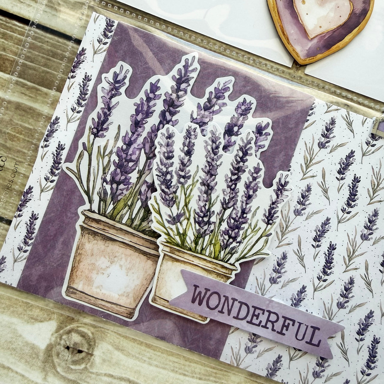 Simple Vintage Lavender Fields Mini Album 💜🍯