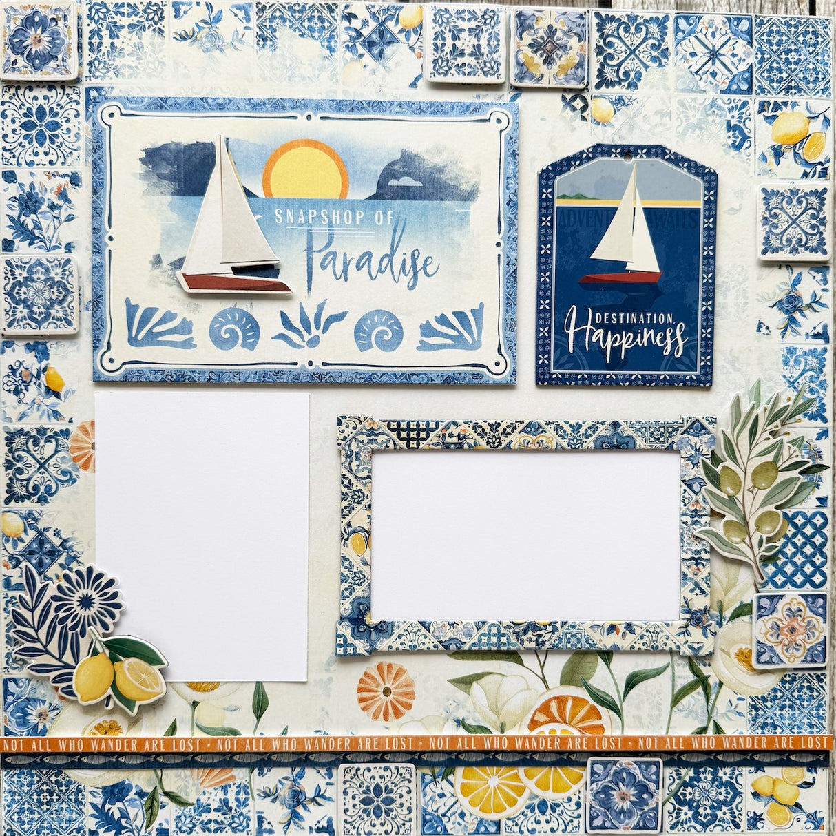 Graphic 45 Scenic Route Page Kit 🍋