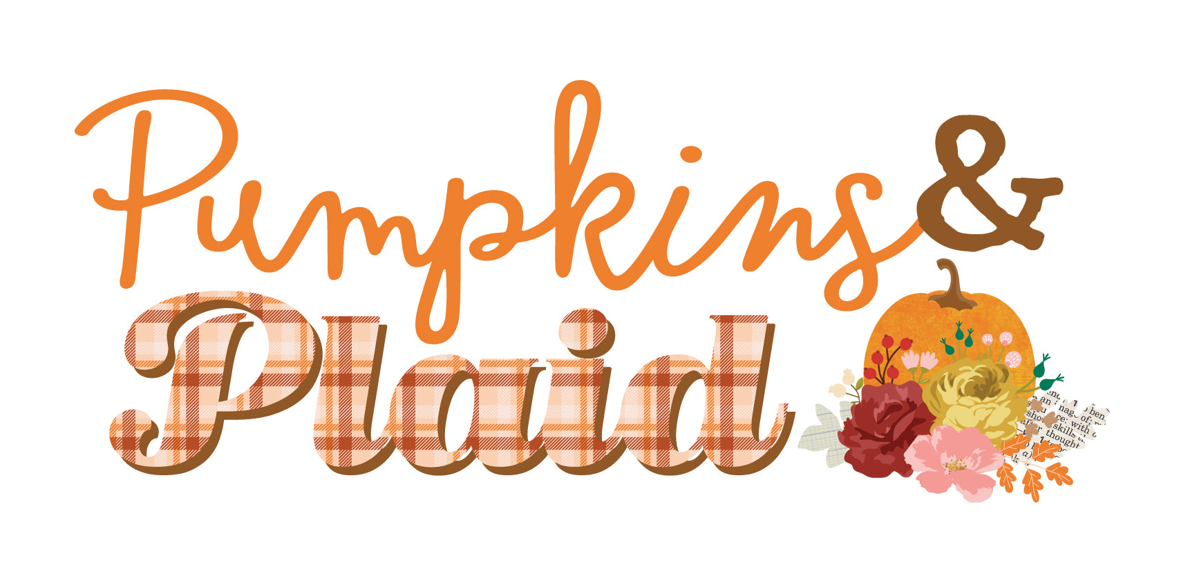 Pumpkin & Plaid 4X6 CHIPBOARD RING BOOK **Pre-Order**