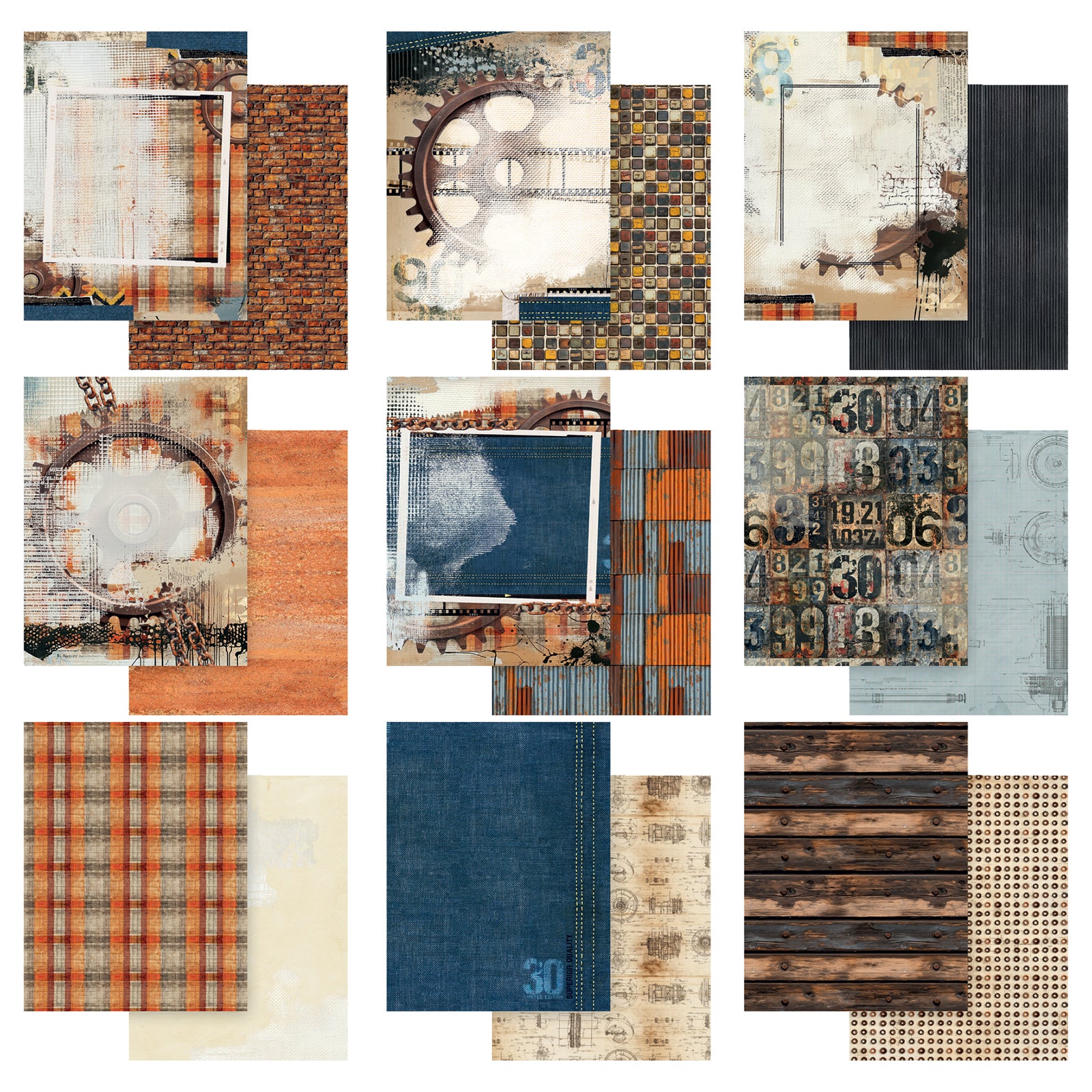 Rust & Revs 2.0 - 6x8 Paper Collection Pack