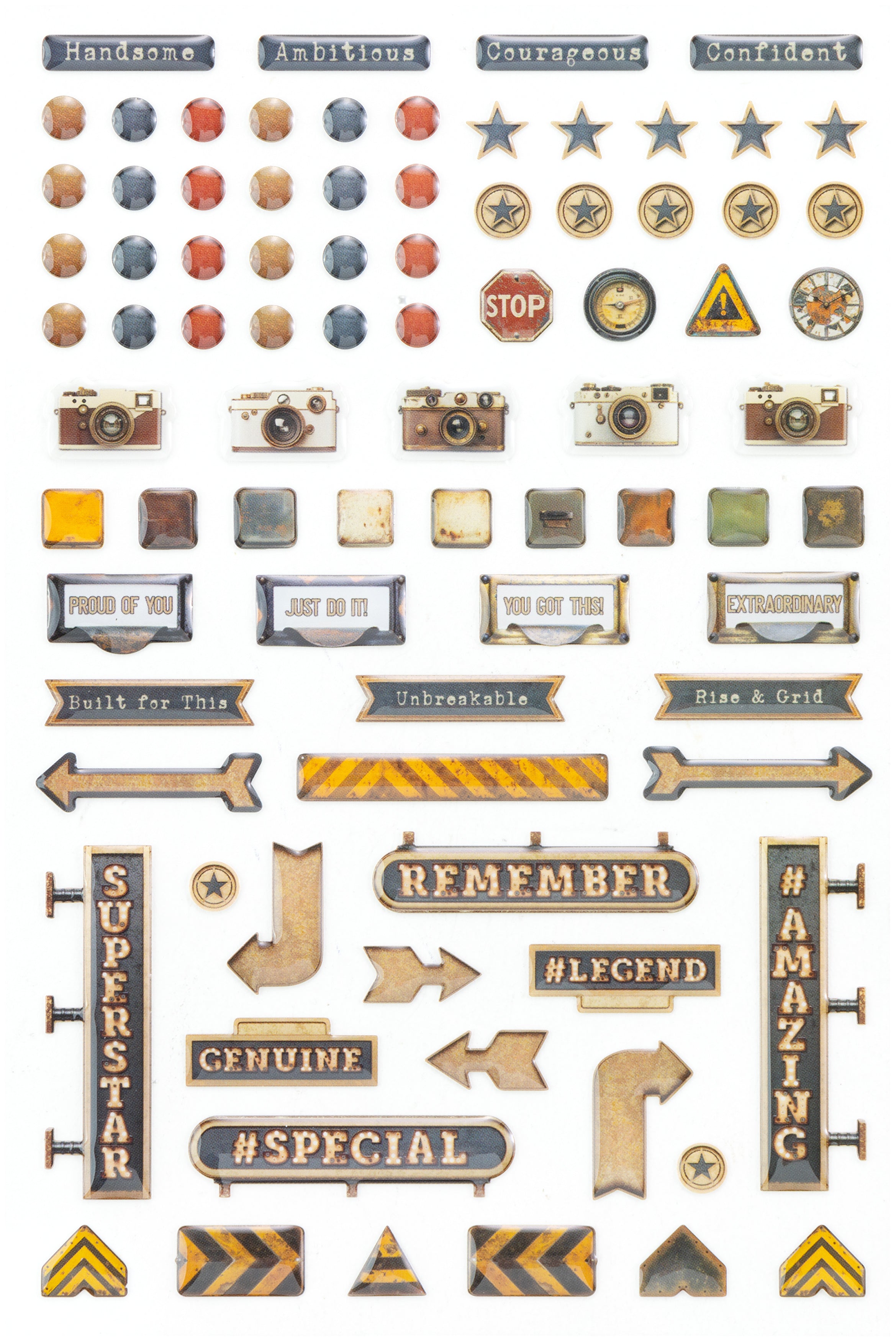 Rust & Revs 2.0 - Epoxy Stickers