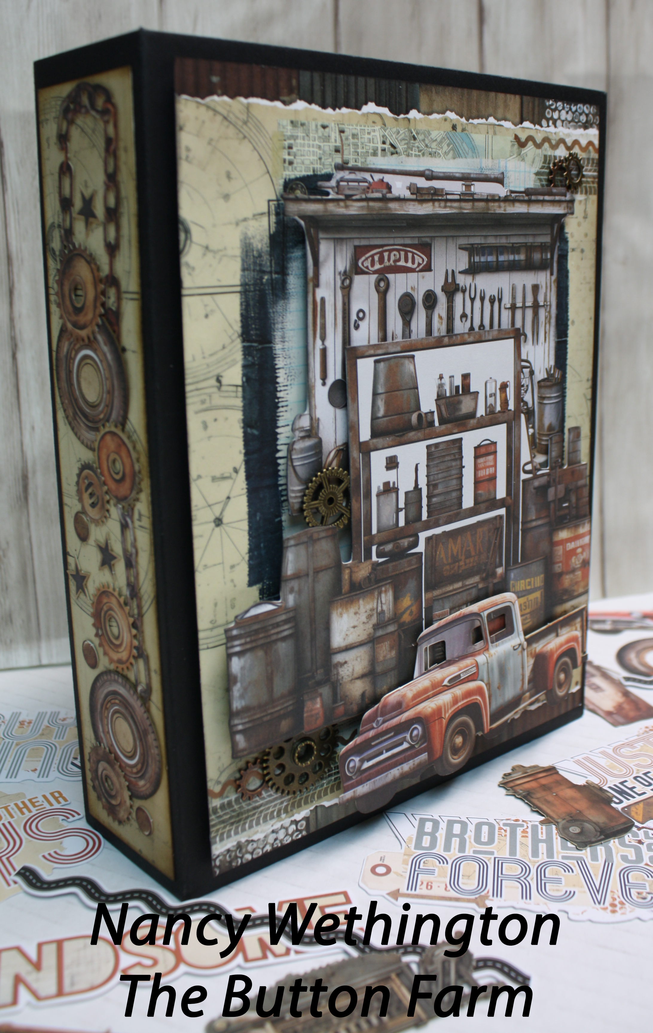 Rust & Revs by Nancy Wethington ***DIGITAL TUTORIAL**** No products sent