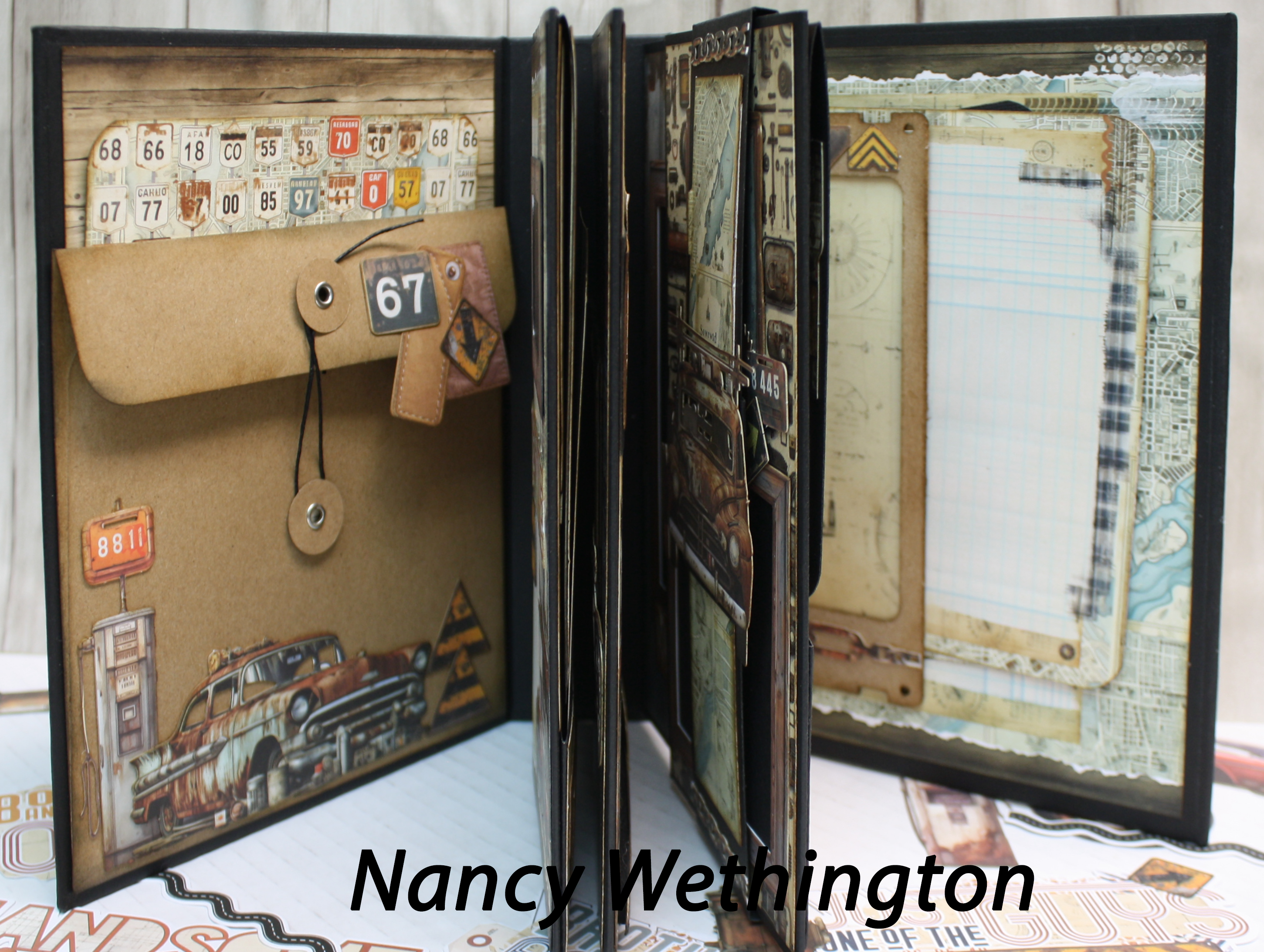 Rust & Revs by Nancy Wethington ***DIGITAL TUTORIAL**** No products sent