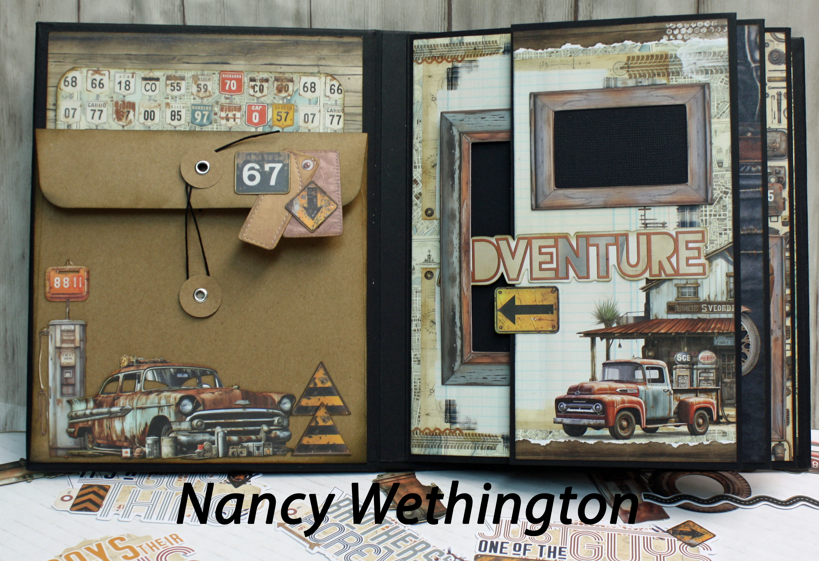 Rust & Revs by Nancy Wethington ***DIGITAL TUTORIAL**** No products sent