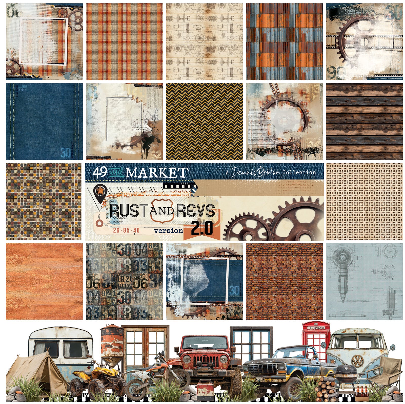 Rust & Revs 2.0- 12x12 Collection Pack