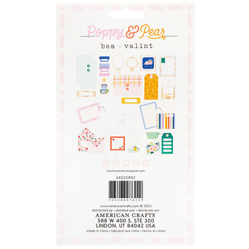 Bea Valint - Poppy and Pear Collection - Stationery Pack