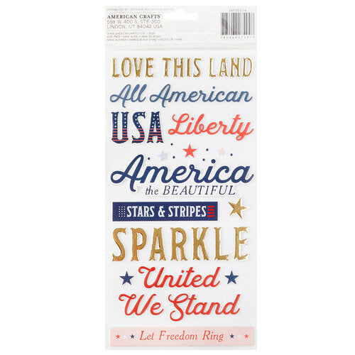 Flags And Frills Collection - Thickers - Phrase