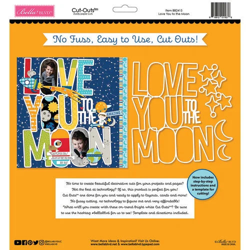 Bella Blvd - To The Moon Collection - Cut Outs - Love You To The Moon