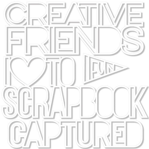 Bella Blvd - Let's Scrapbook! Collection - Cut Out - Creative Friends