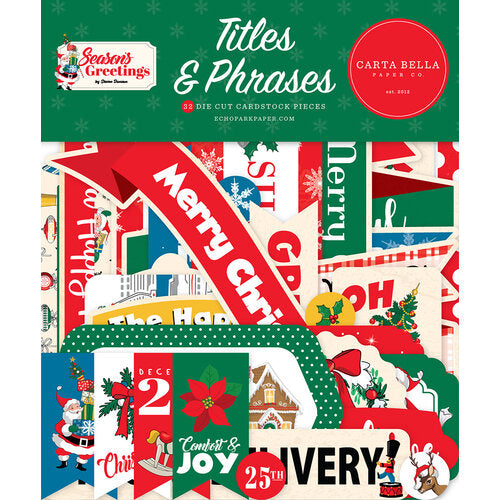 Seasons Greetings Collection - Ephemera - Titles and Phrases