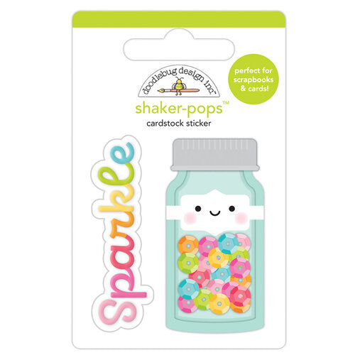 Shaker-Pops - 3D Cardstock Sticker - Sequin Jar