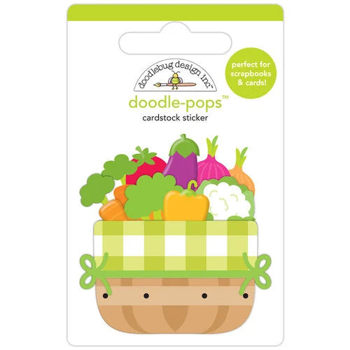 Doodle-Pops - 3D Cardstock Sticker - Harvest Time