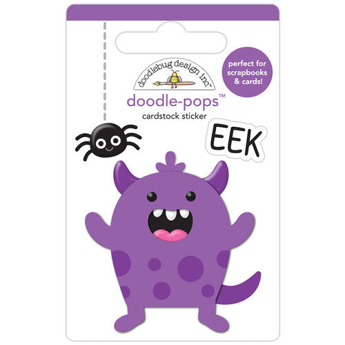 Doodlebug doodle-pops 3D Stickers - Eek!