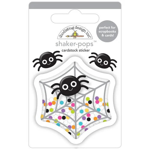 Doodlebug Shaker-pops 3D Stickers - On the Web