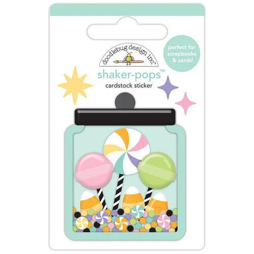 Doodlebug Shaker-pops 3D Stickers - Sweet Treats