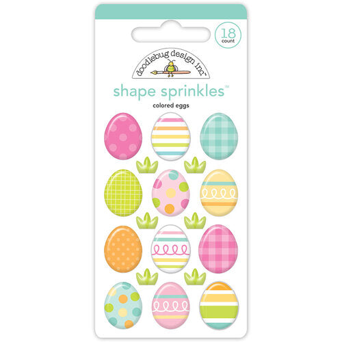 Bunny Hop Collection - Shape Sprinkles - Colored Eggs