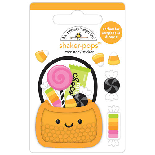 Shaker-Pops - Cardstock Stickers - Trick Or Treats