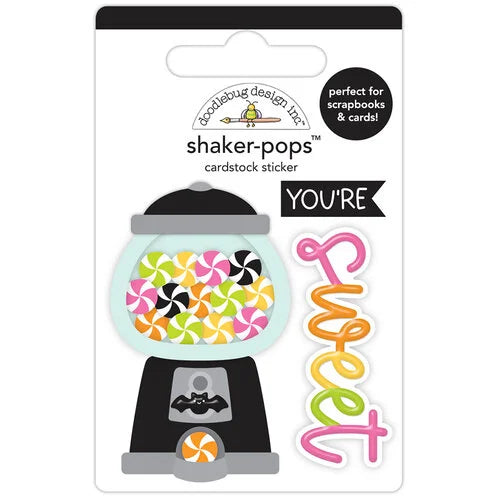 Shaker-Pops - Cardstock Stickers - Spooky Sweet