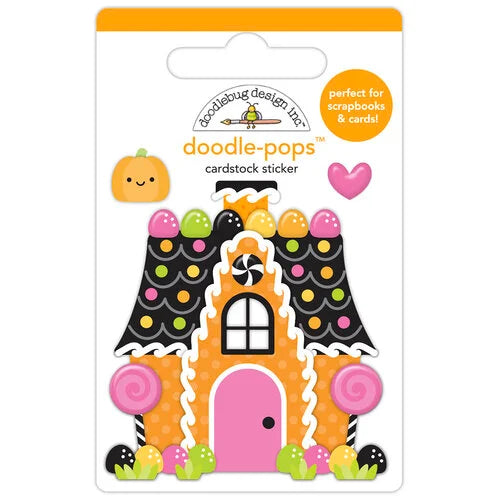 Doodle-Pops - 3D Cardstock Sticker - Candy Cottage