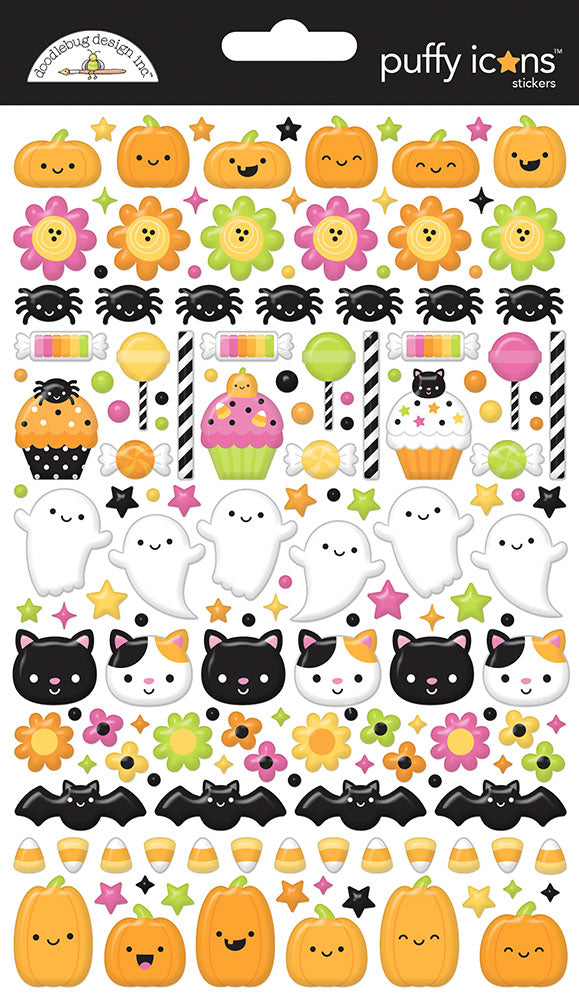Hey Pumpkin Collection - Puffy Stickers - Icons