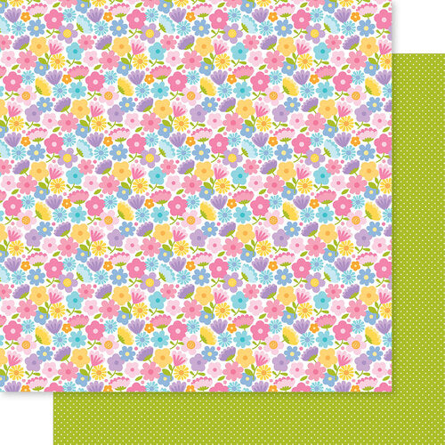 Bella Blvd - Meow Collection - 12 x 12 Double Sided Paper - Pretty Kitty