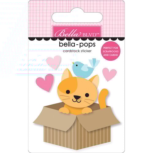 Bella-pops 3D stickers - Curious Kitty
