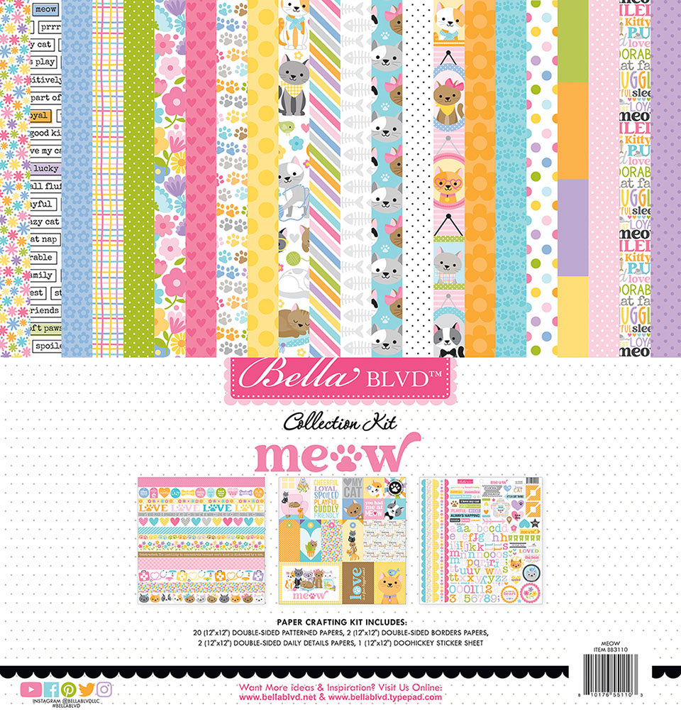 Bella Blvd - Meow Collection - 12 x 12 Collection Kit