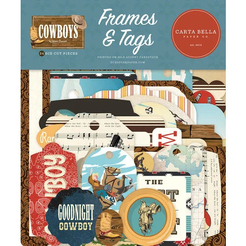 Cowboys Collection - Frames And Tags