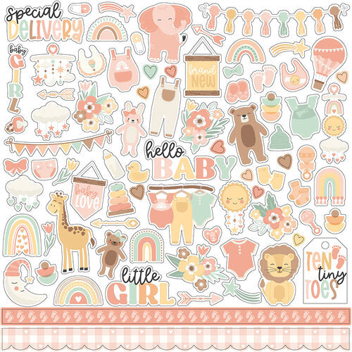 Our Baby Girl 12x12 Cardstock Sticker