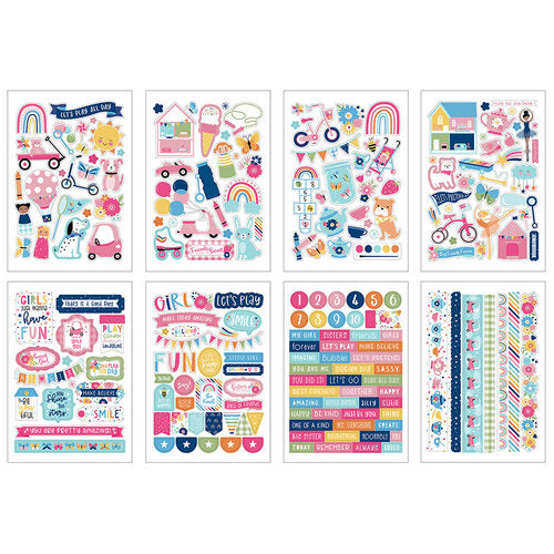 Play All Day Girl Collection - Sticker Book