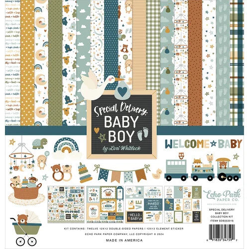 Special Delivery Baby Boy Collection - 12 x 12 Collection Kit