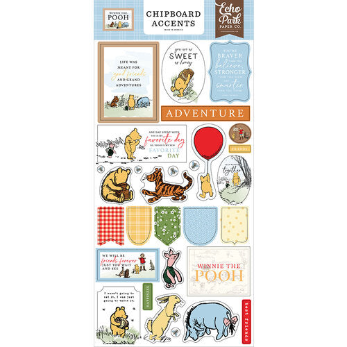 Winnie The Pooh Collection - Chipboard Accents