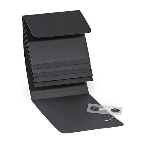 Create-An-Album Collection - 6 x 8 Waterfall Enclosure - Black