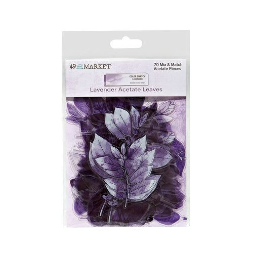 Color Swatch Lavender Collection - Acetate Leaves