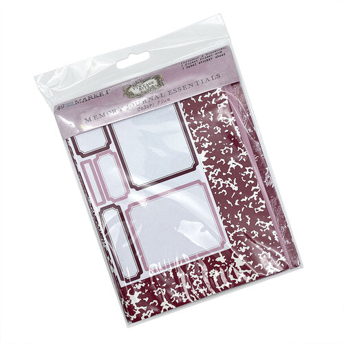 Vintage Bits Collection - Memory Journal Essentials - Plum